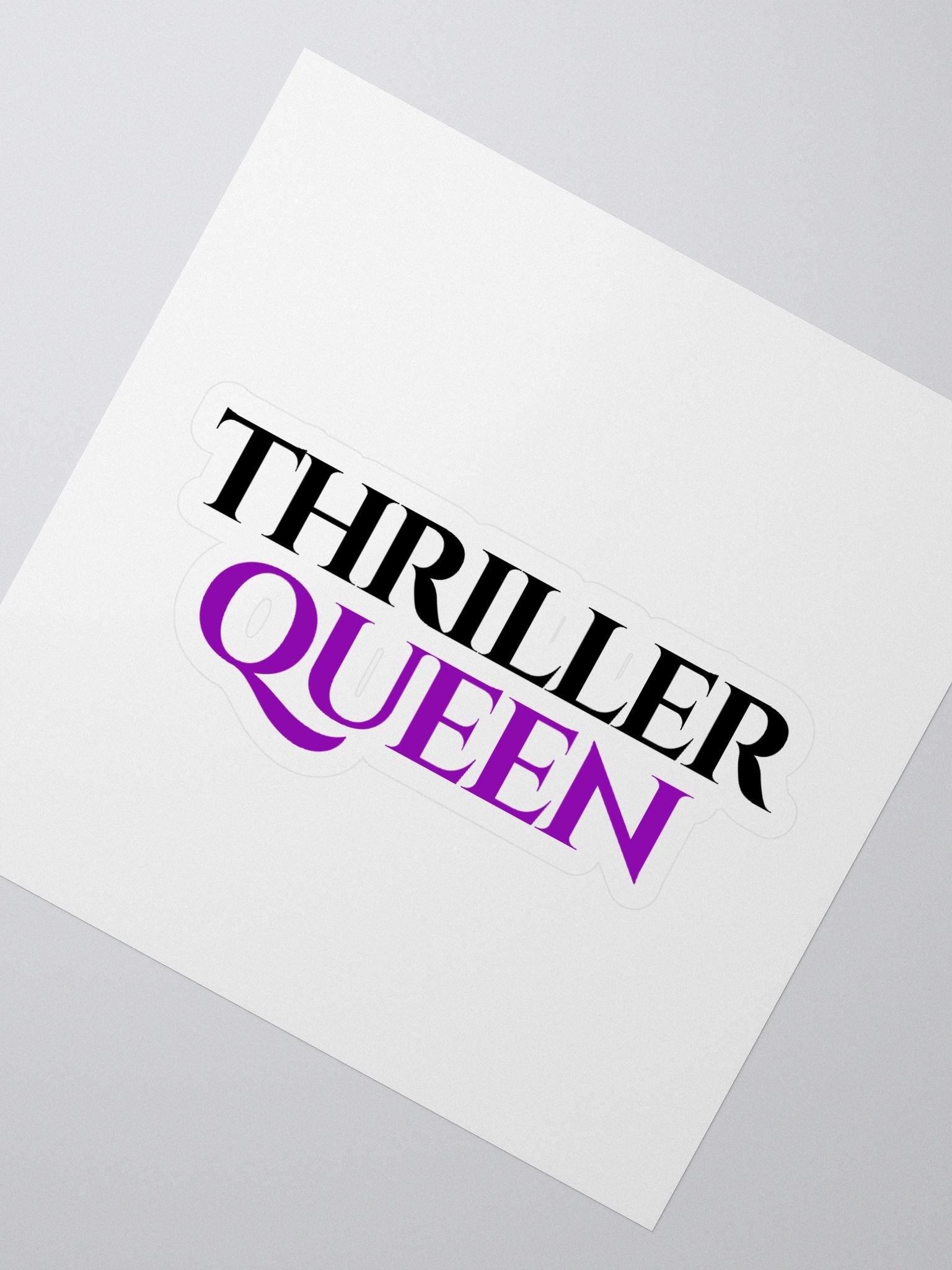 Thriller Queen Sticker | MyTime Movie Network | Thriller Collection product image (2)