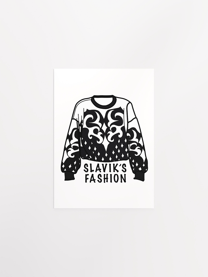 Poster 'Slavik's Fashion Sweater' product image (1)