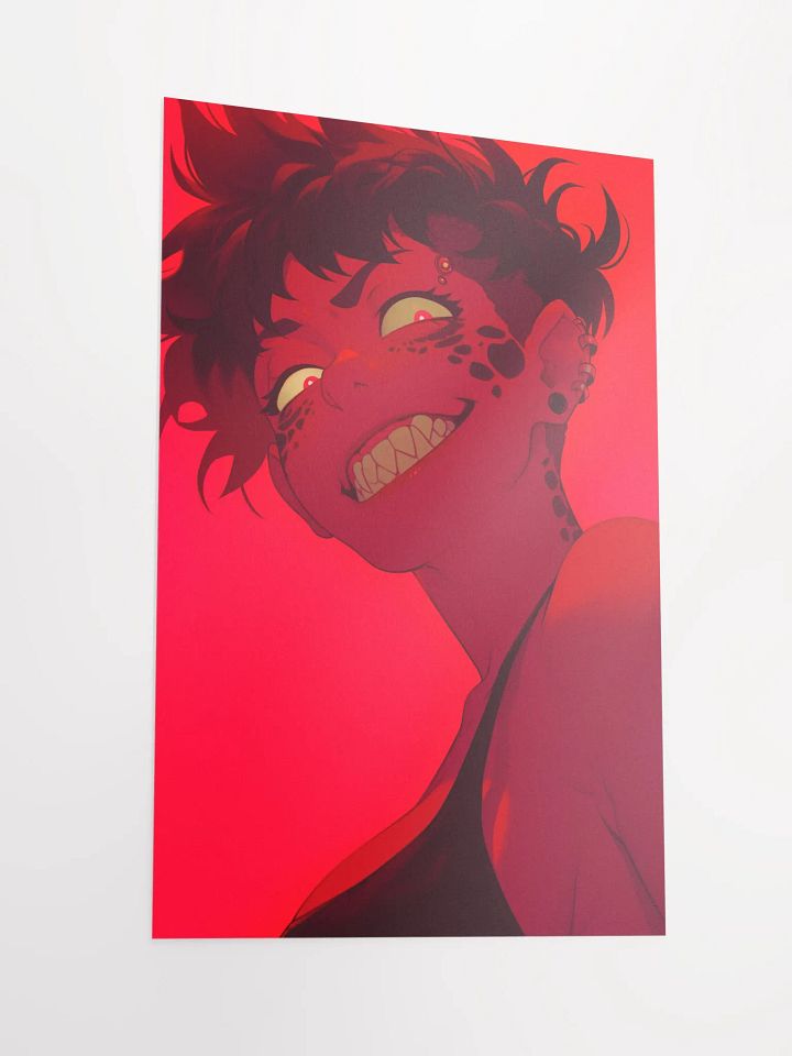 Grinning Mischief Matte Poster product image (4)