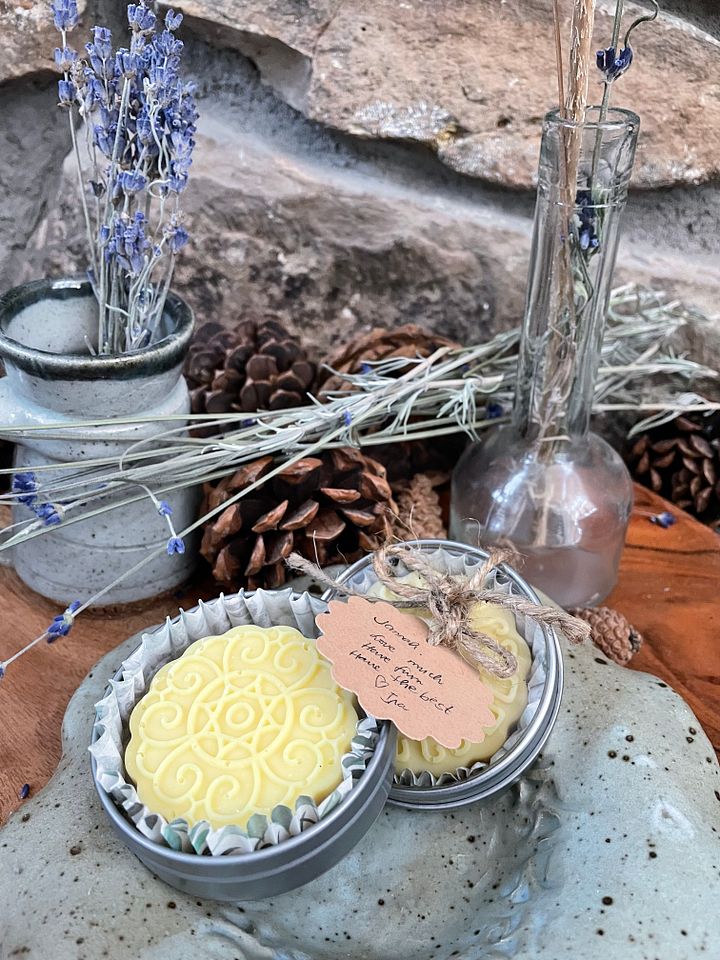 Wax Free Premium Moisturizing Solid Body Butter Bar - Refillable, Gift Ready product image (2)