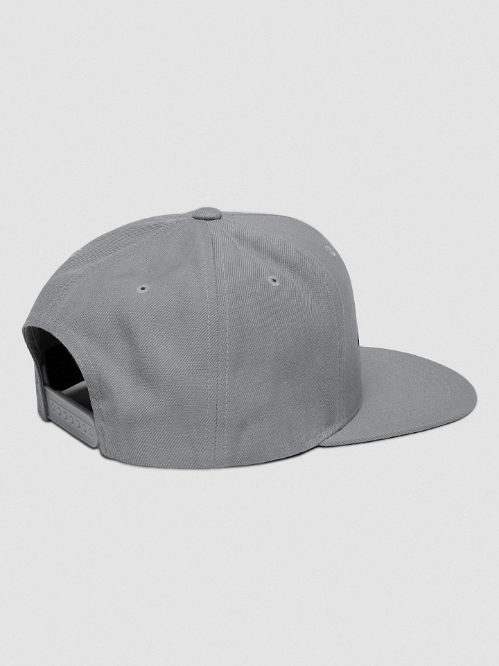 TFOT Embroidered Bold Blue Hex Flat Snapback Hat product image (13)