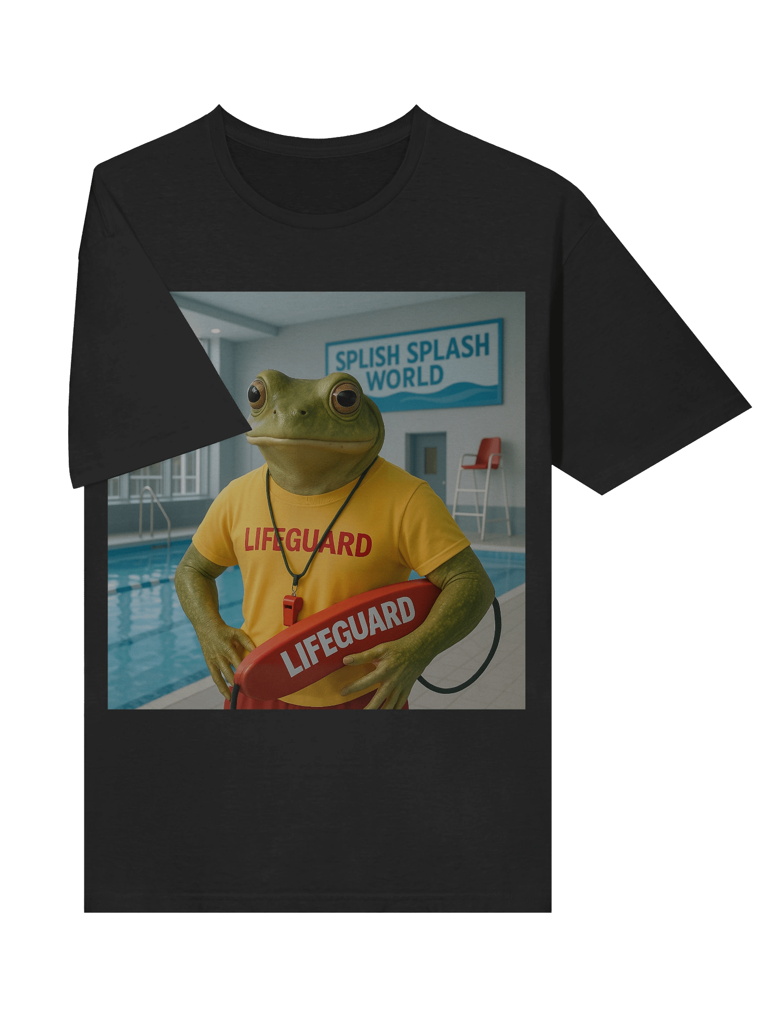 Splish Splash Lifeguard Frog T-Shirt product image (42)