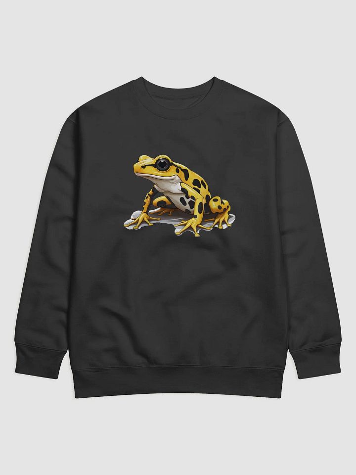 Yellow Dart Frog Long Sleeve Sweater – Cozy Wildlife-Inspired Pullover product image (1)