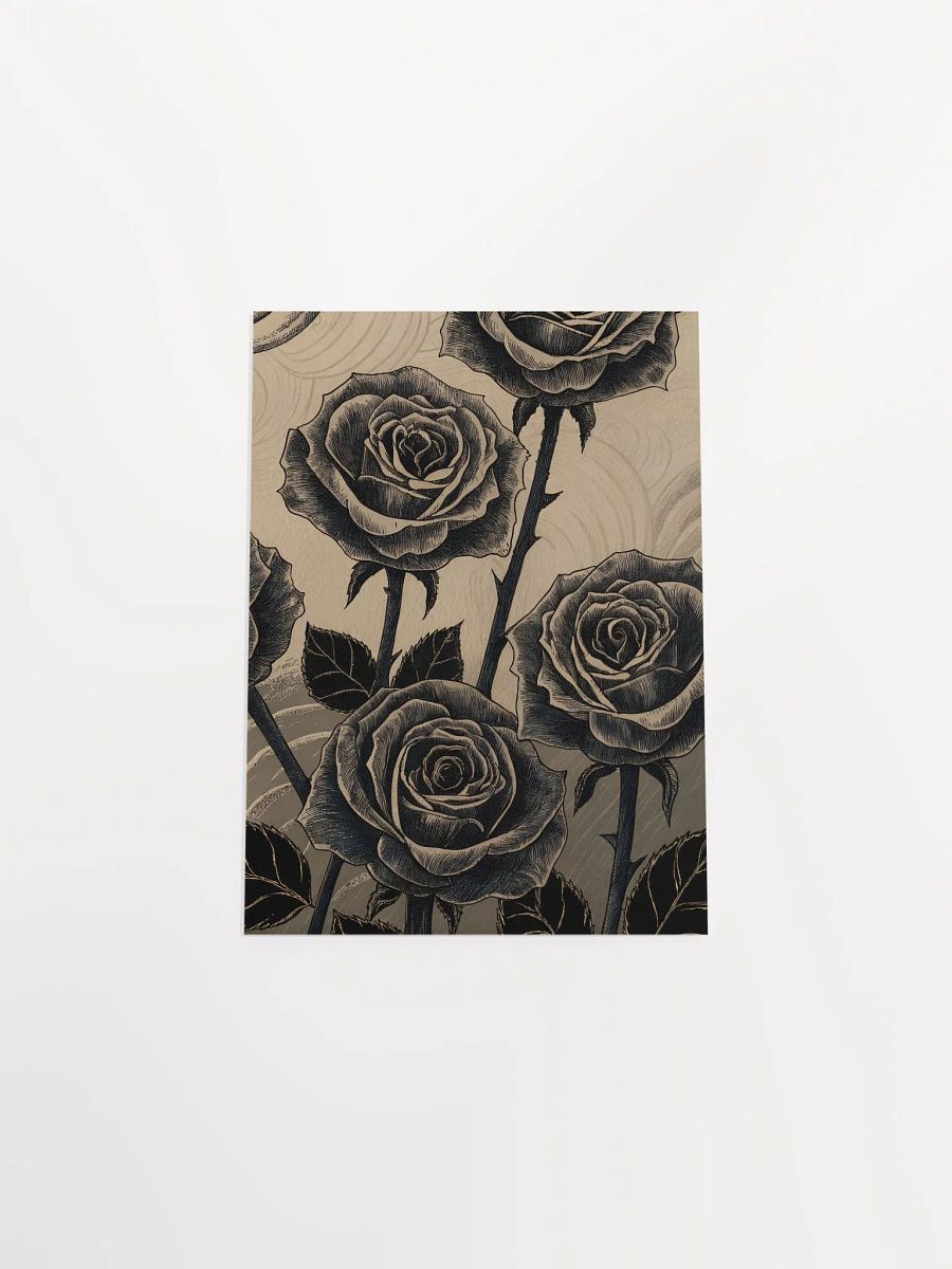 Ethereal Noir Roses Poster product image (16)