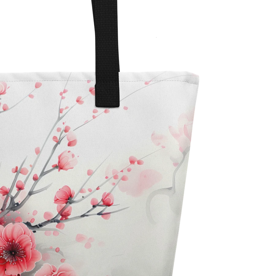 Tote Bag: Cherry Blossoms in Bloom Spring Vibes Japanese Art Style Design product image (5)
