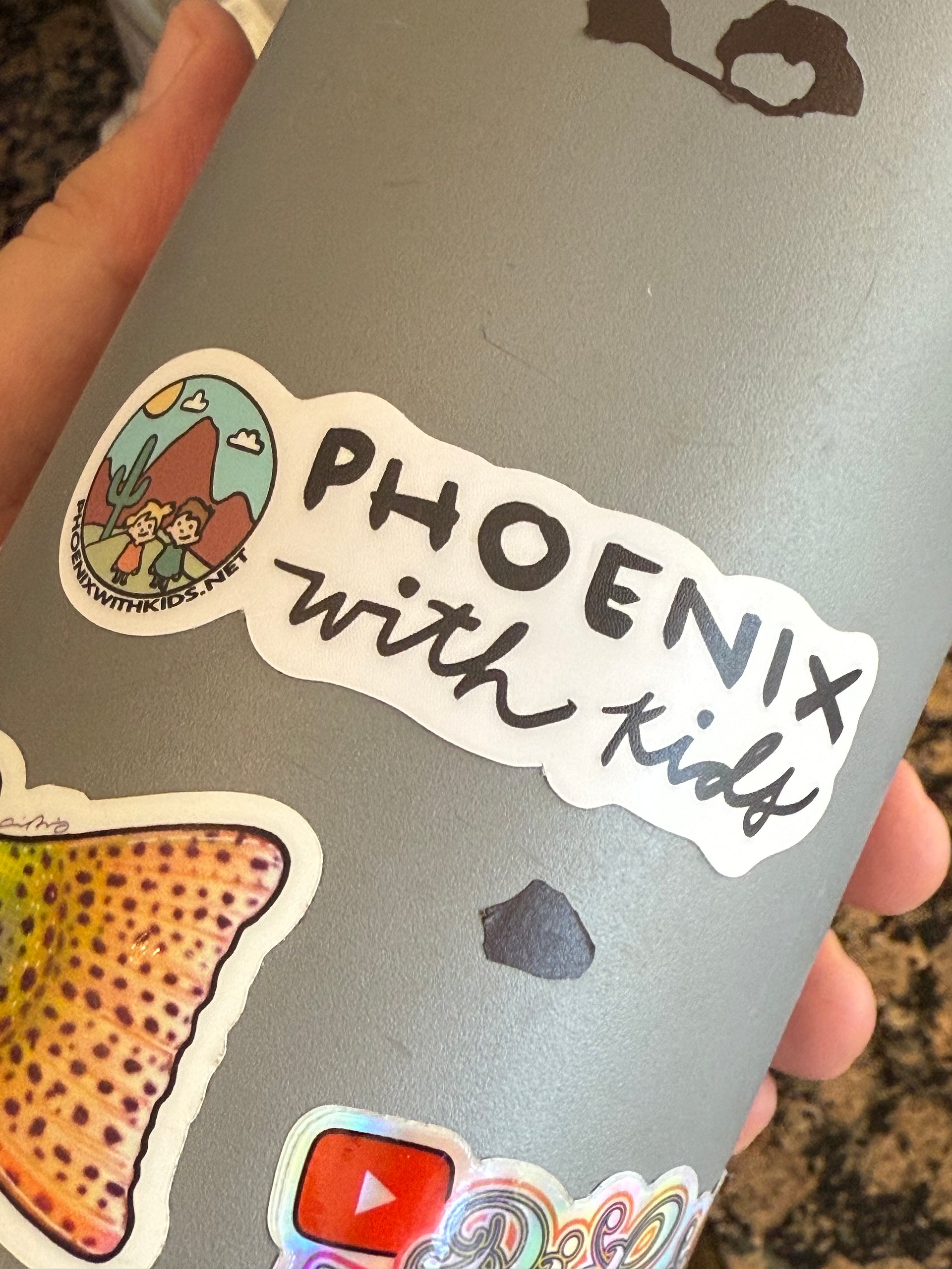 Phoenix With Kids Stickers and Magnet product image (9)