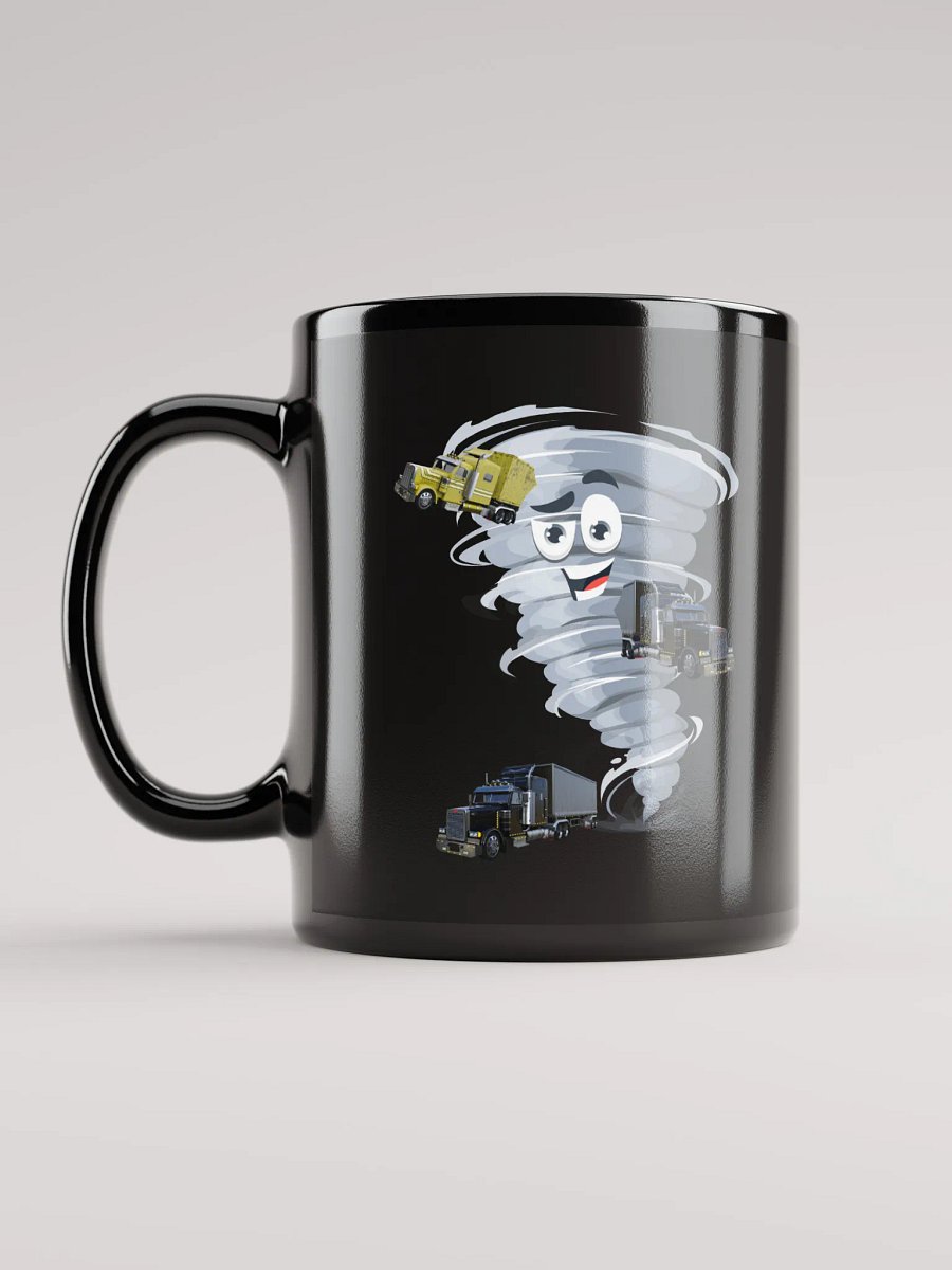 BTT & Trucknado Black Glossy Mug product image (6)