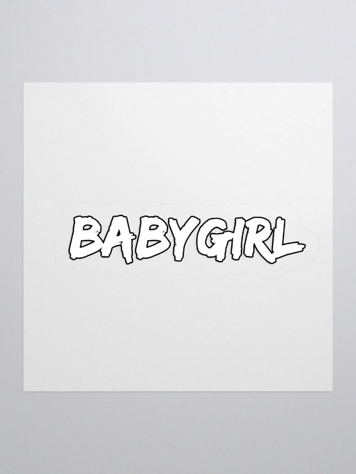 Babygirl Kiss-Cut Sticker product image (1)