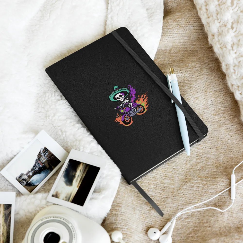Bone to be Wild Colorful Hardcover Bound Lined Notebook product image (8)
