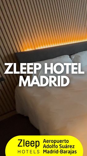 Join me as I check in to the @zleephotels - a modern, Scandinavian-inspired hotel just a short drive from Adolfo Suárez Madri...