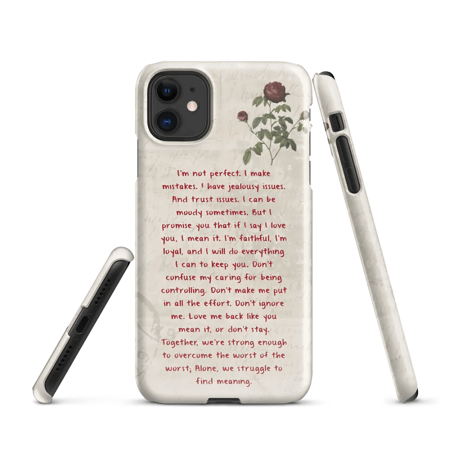 Rose Imperfection Snap Case product image (1)