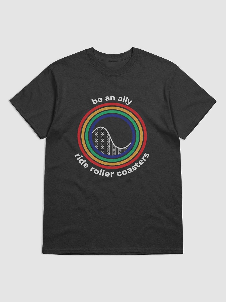 Be an Ally, Ride Rollercoasters (Dark - 100% cotton) product image (1)