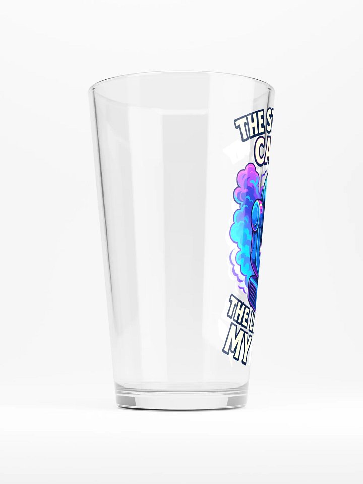Theatrically Jerry: "The Stage Is My Canvas, The Lights Are My Paint" Graphic Pint Glass product image (2)