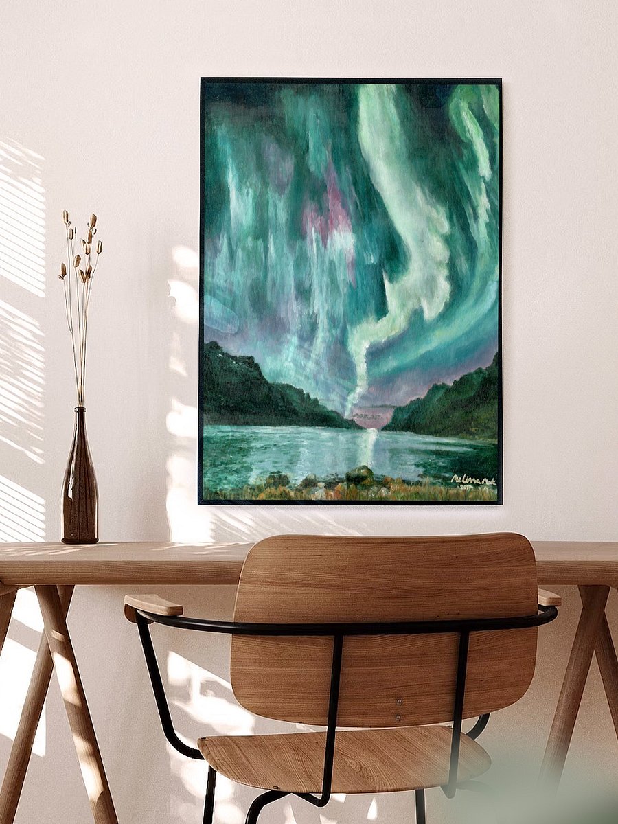Northern Lights, Ersfjorden Art Print product image (32)