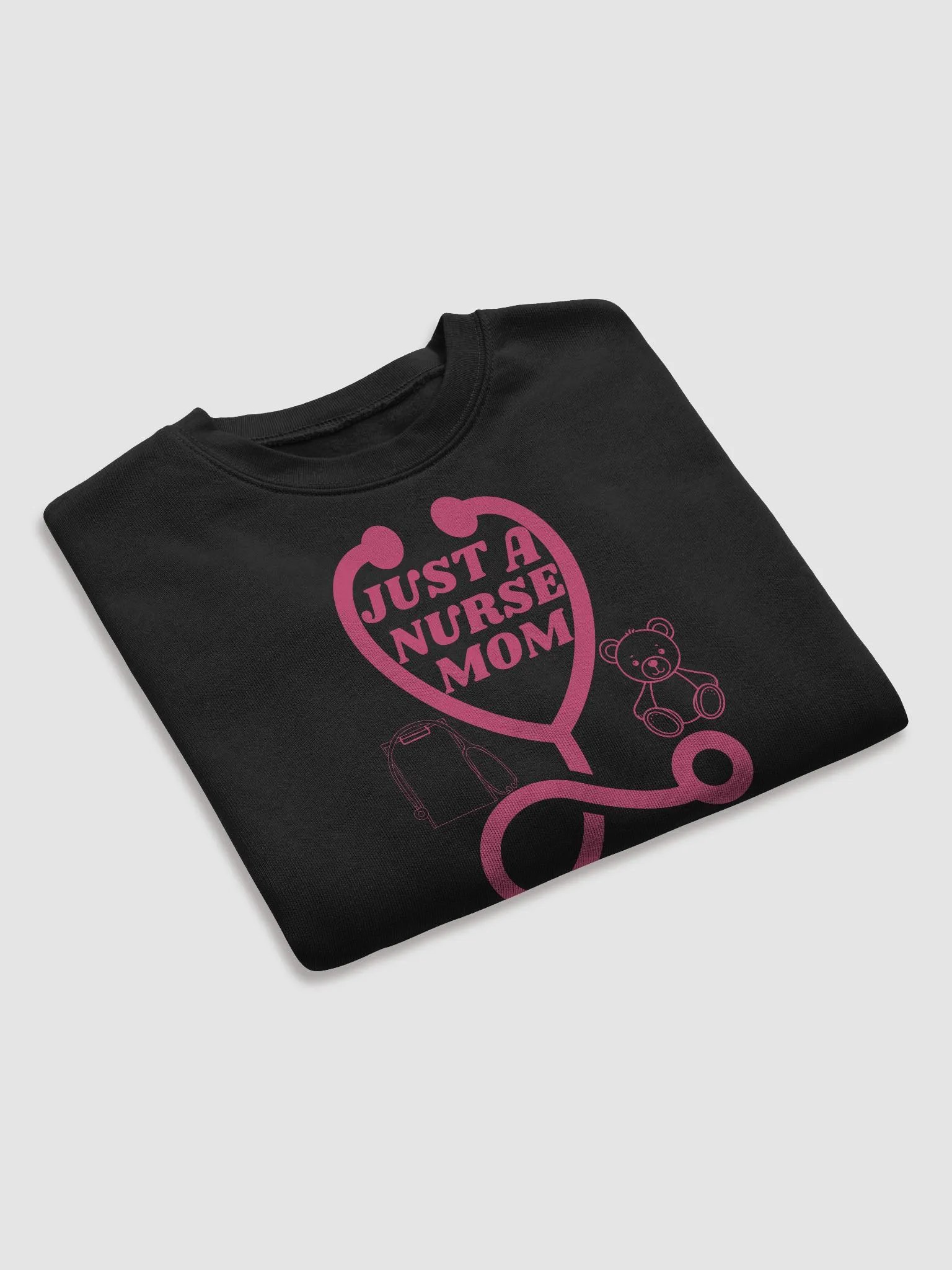 Heartfelt Nurse Mom Crop Sweatshirt product image (20)
