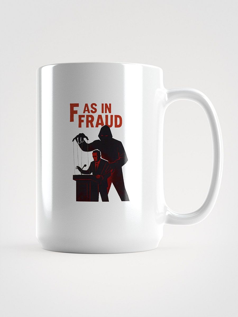 F as in fraud mug by dark alphabet product image (1)