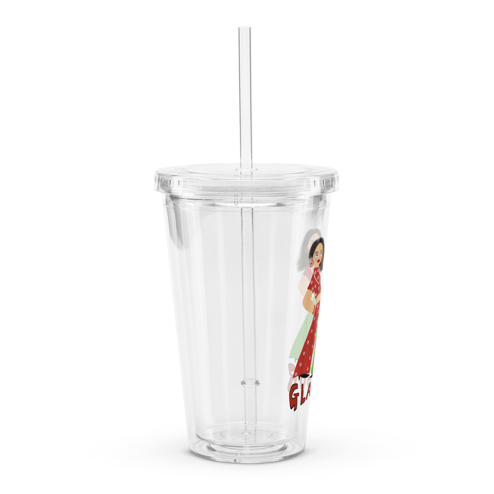 Glamourous Duo Clear Tumbler product image (3)