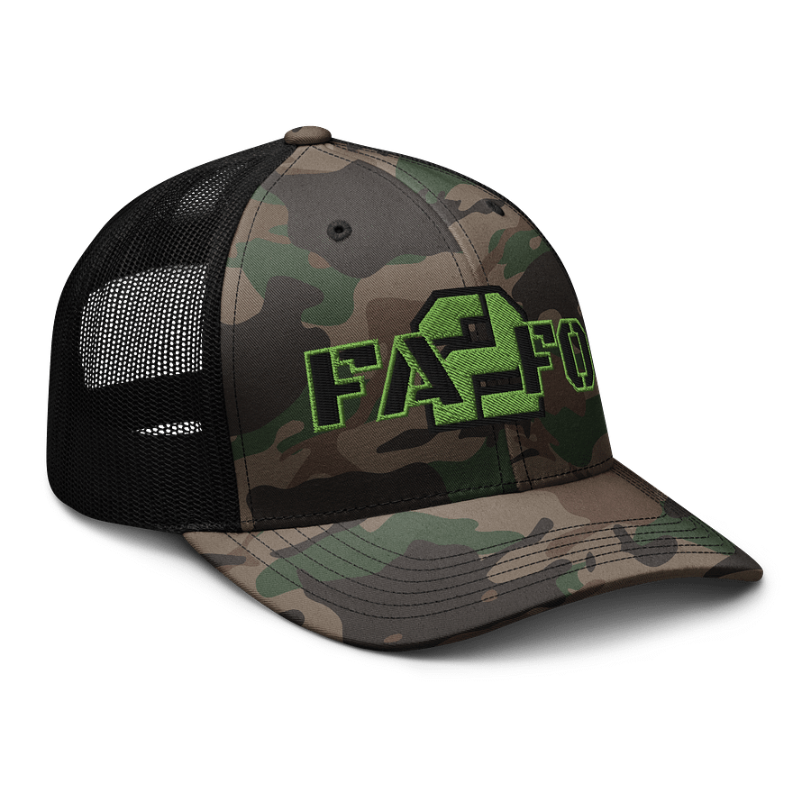 FA2FO Kick Exclusive Camo Trucker Hat product image (8)