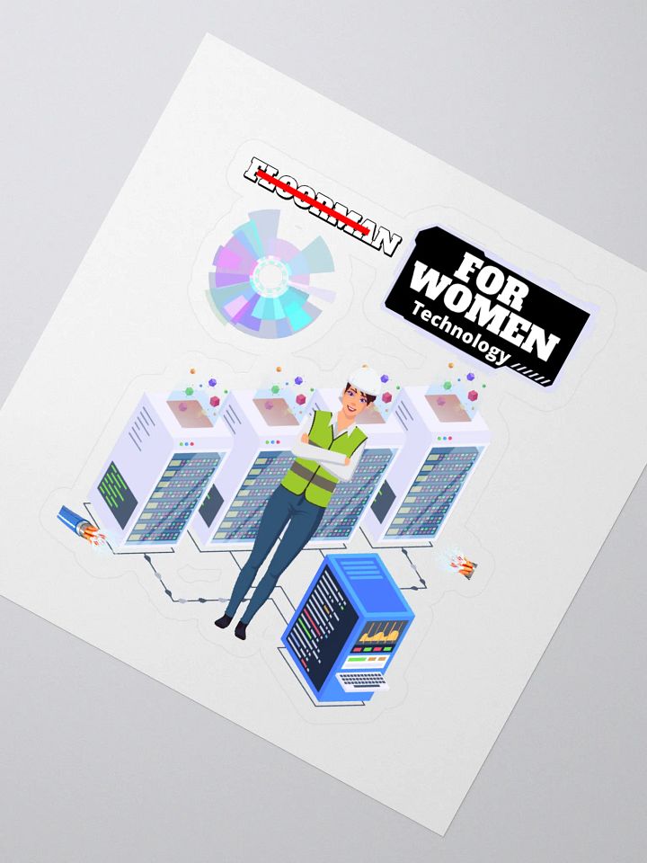 For Women Technology Inspirational Sticker product image (2)
