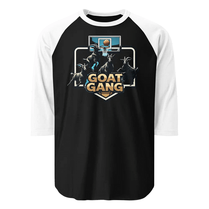 Goat Gang Basketball ( Tultex Fine Jersey Raglan Tee ) product image (1)
