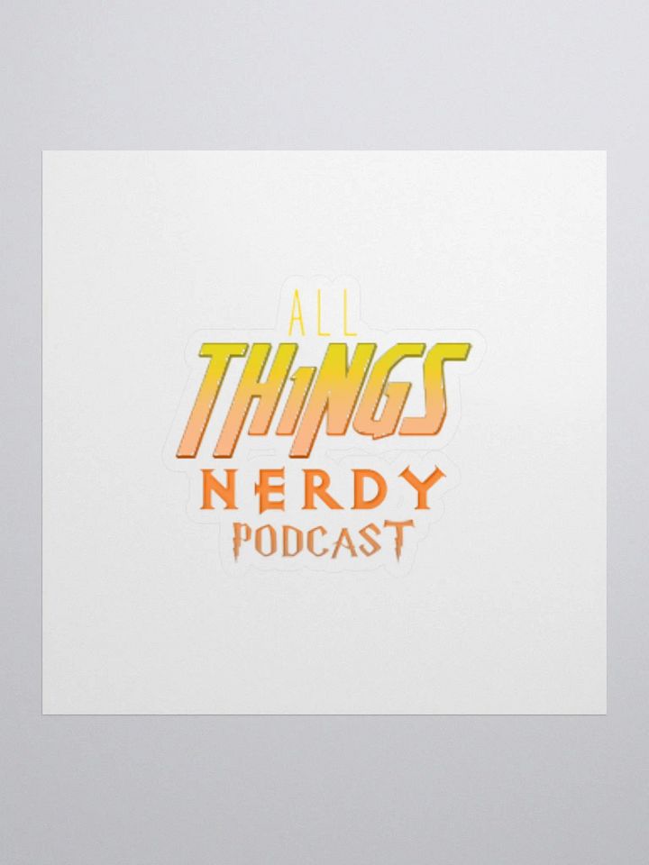All Th1ngs Nerdy Sticker product image (1)