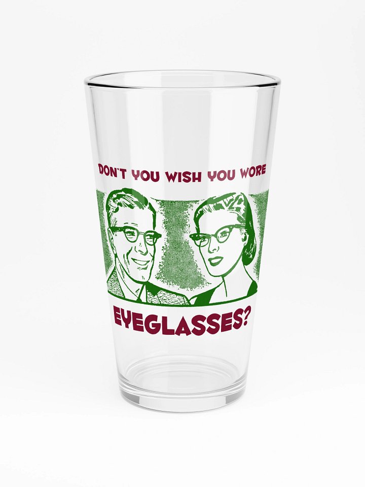 'Eyeglasses Envy' Pint Glass product image (2)