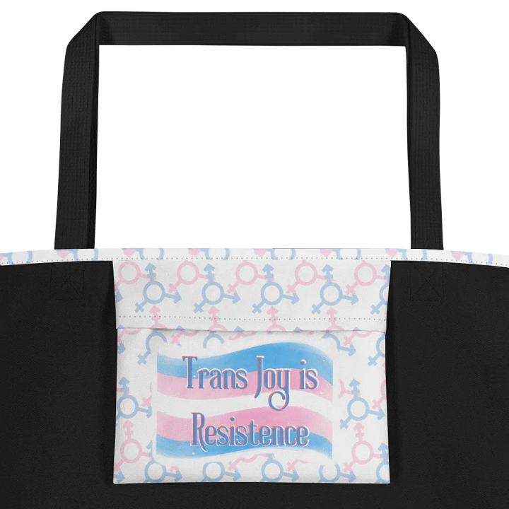 Resistors, Trans Joy is Resistance,Patterned Tote product image (2)