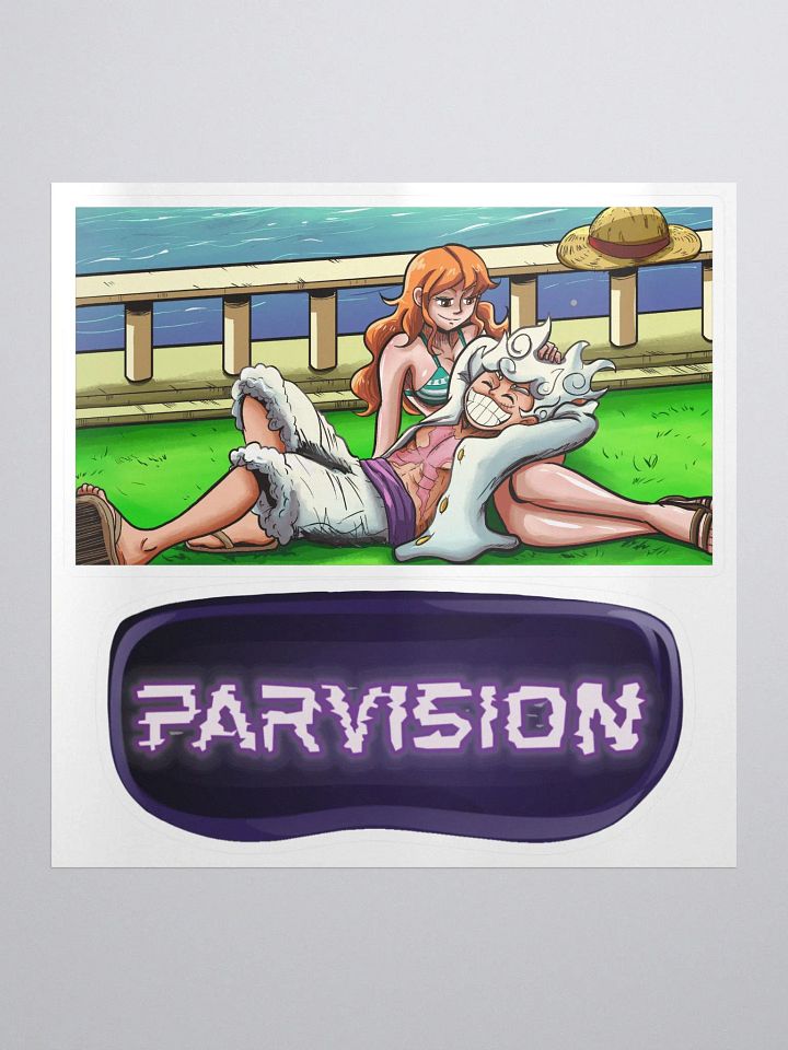 LUFFY X NAMI SHIP STICKER product image (1)