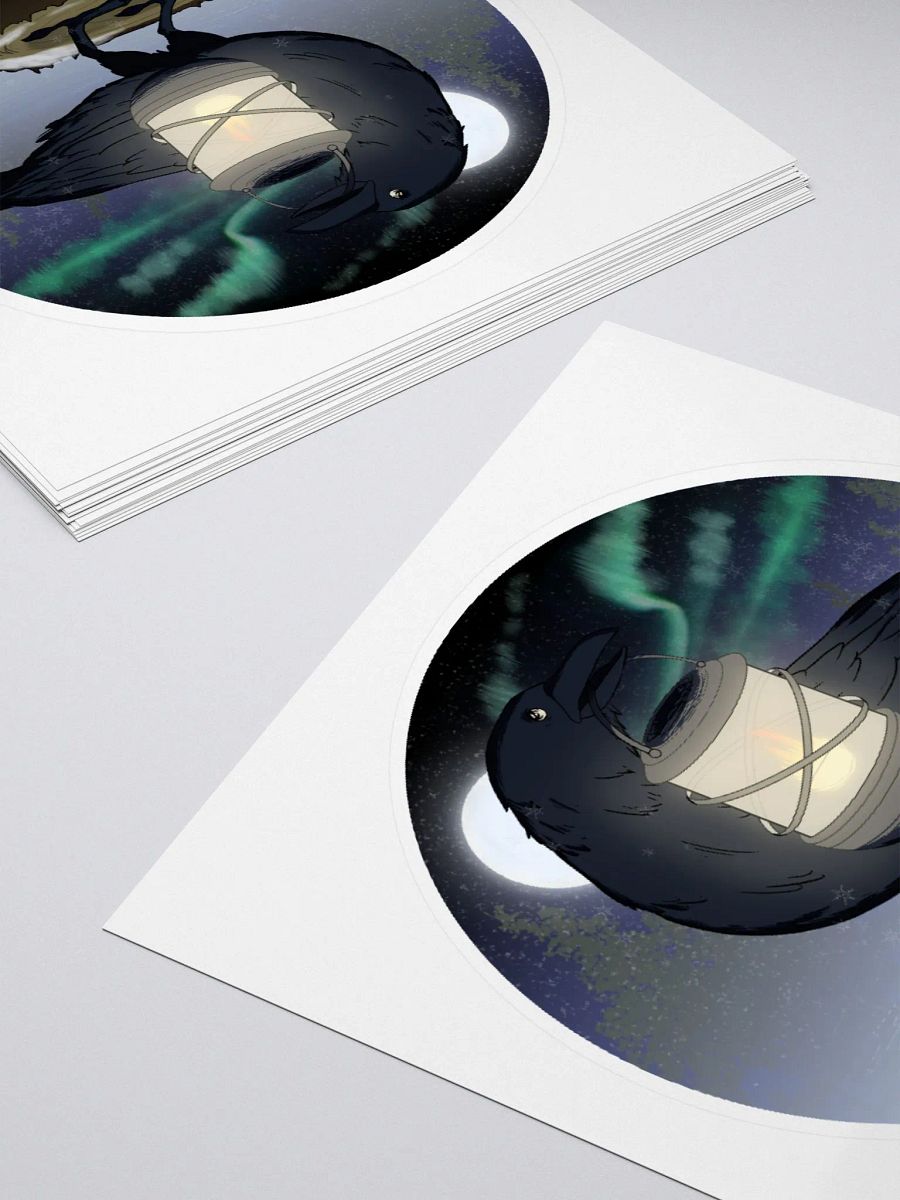 Lantern Crow AURORA Sticker product image (4)