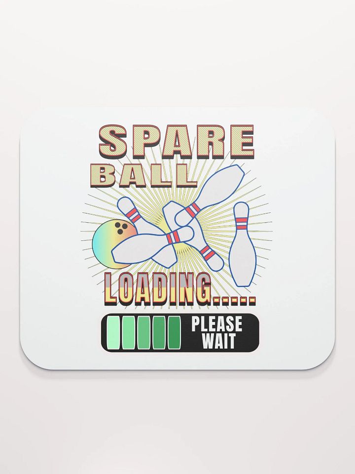 Spare Ball Bowling Loading Mouse Pad product image (2)