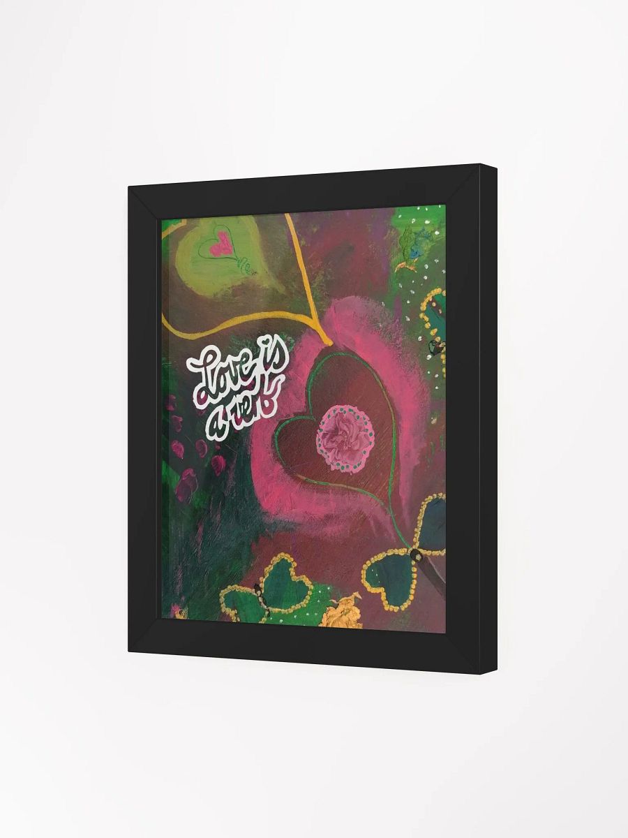 Love is a Verb Framed Art Poster product image (16)