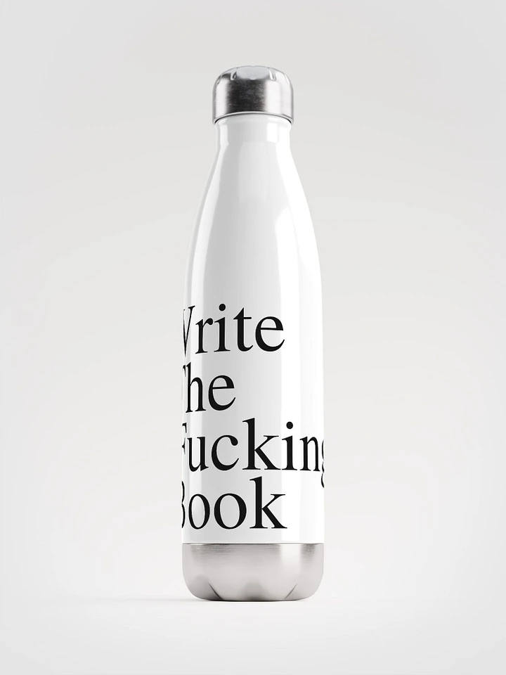 Write the Fucking Book Water Bottle product image (1)