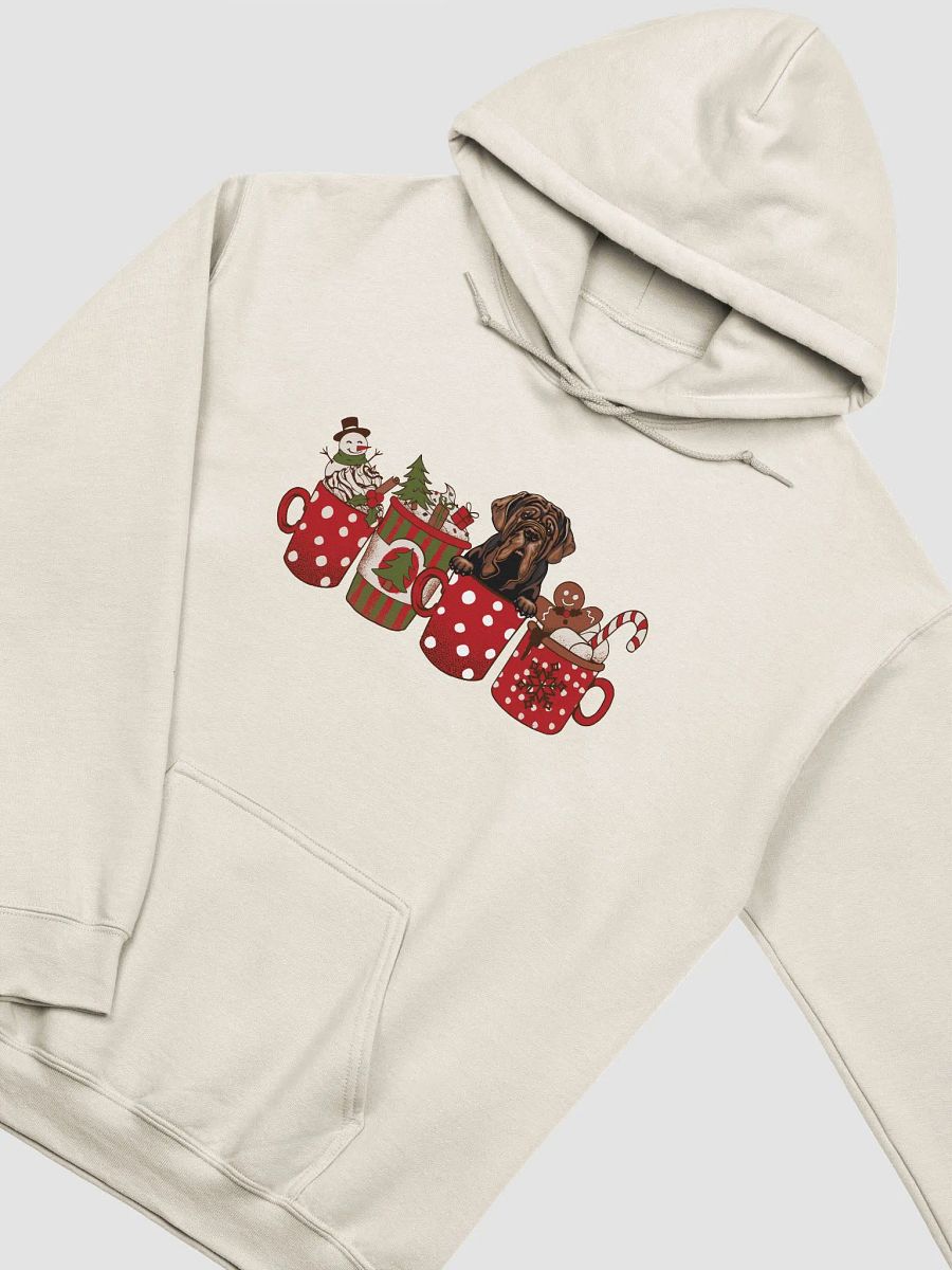Cute Neapolitan Mastiff in a Christmas Cup Hooded Sweatshirt | Funny Christmas Pup in a Cup product image (20)