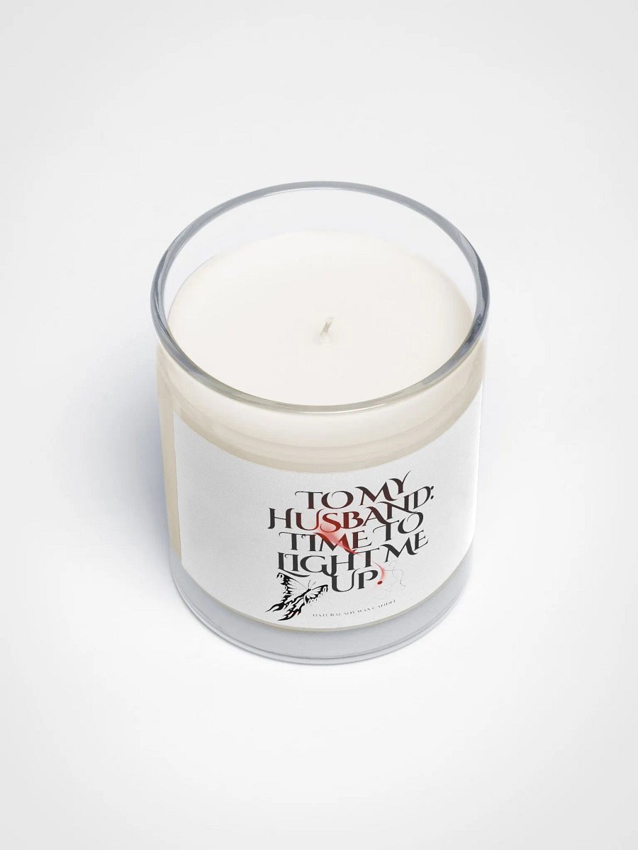 Husband Light Me Up Soy Wax Candle product image (3)