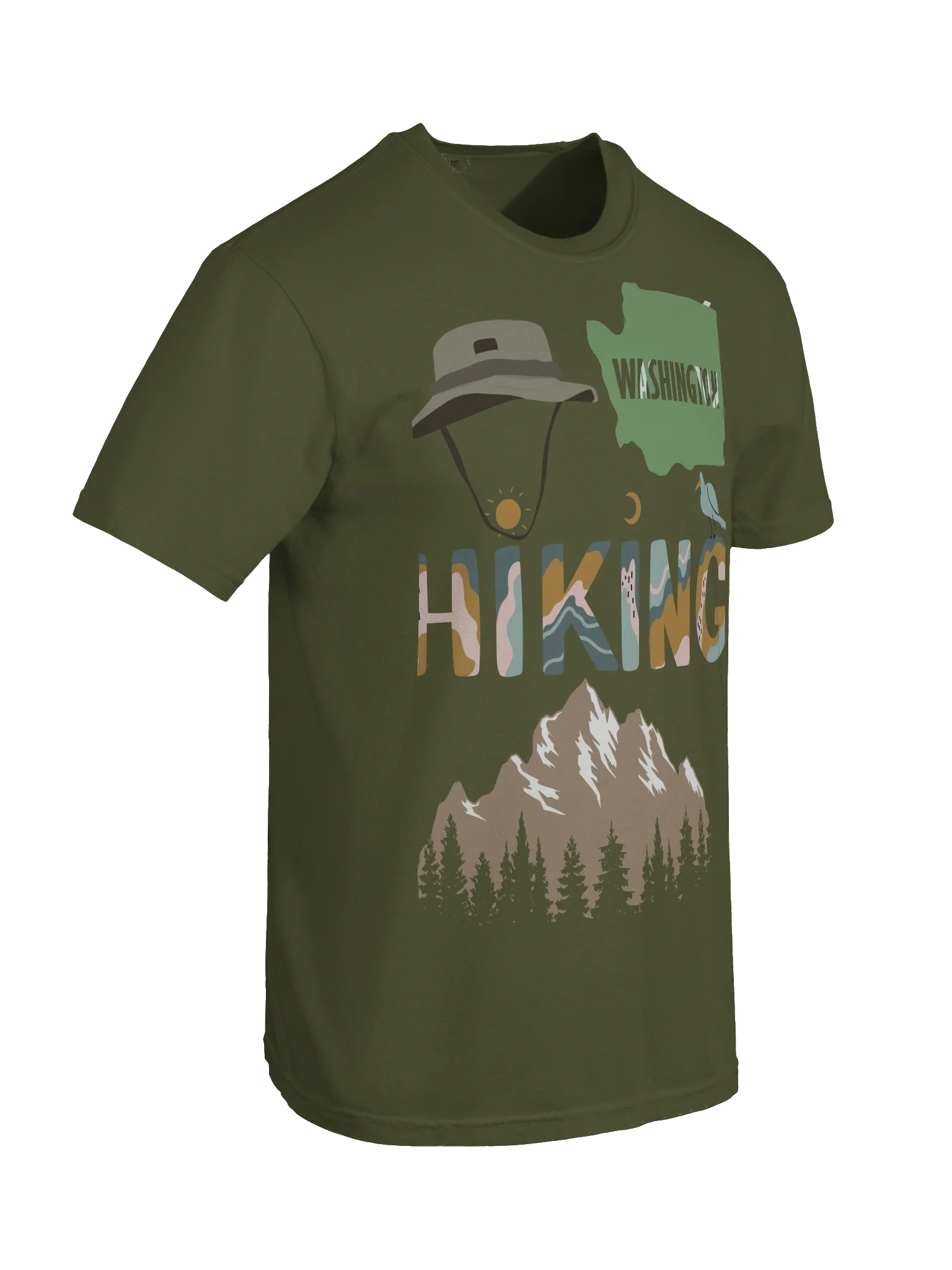 WASHINGTON Hiking Premium Comfort Tee product image (47)