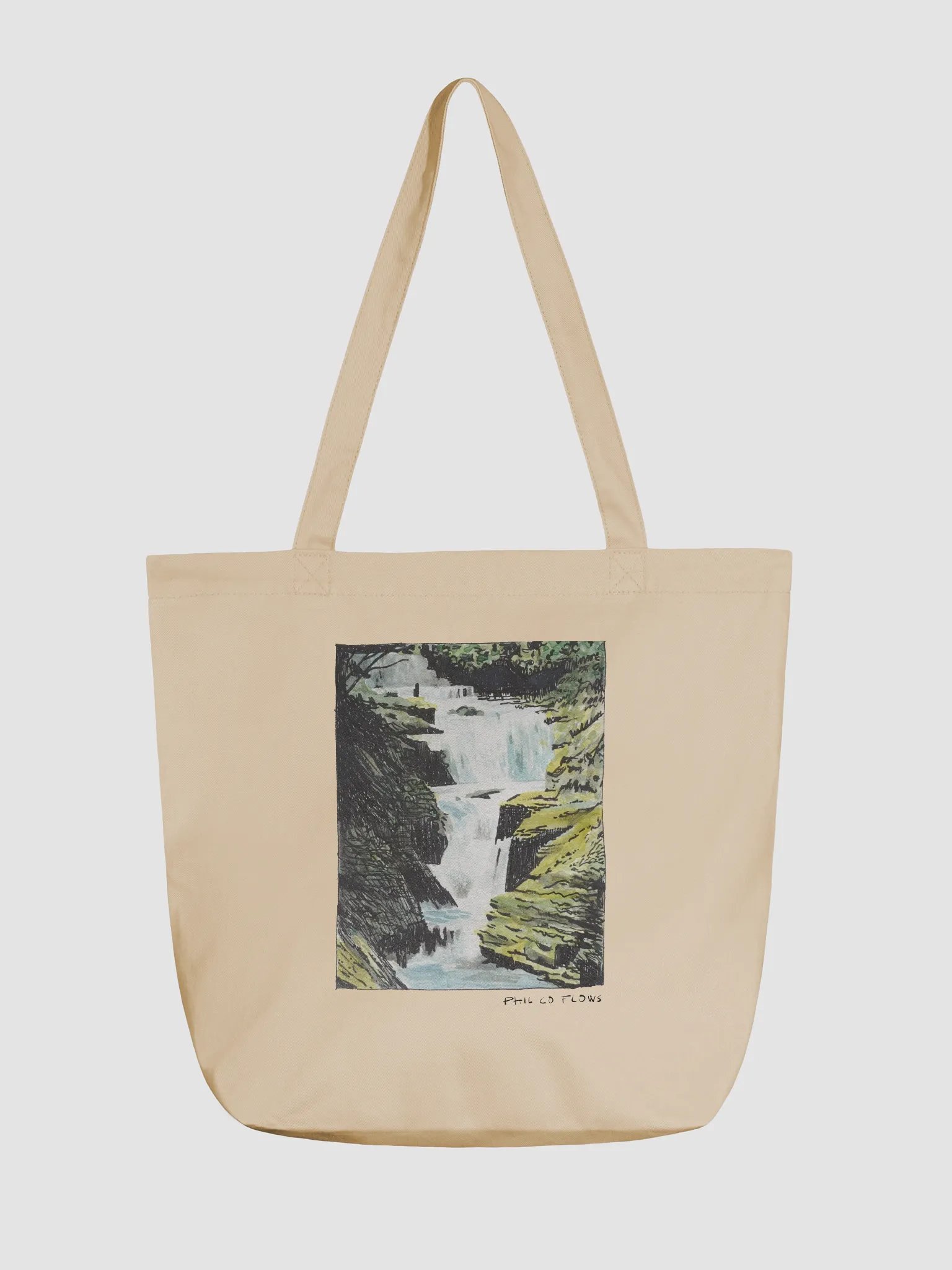 Watercolor Falls Tote product image (1)