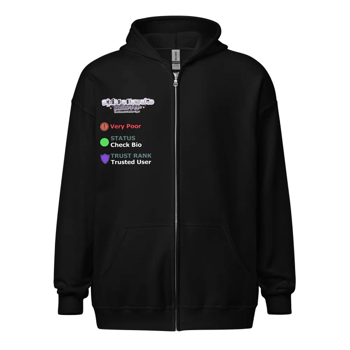 Heavy Blend Zip Hoodie (Unisex) - Byakko VR Stats Edition product image (1)