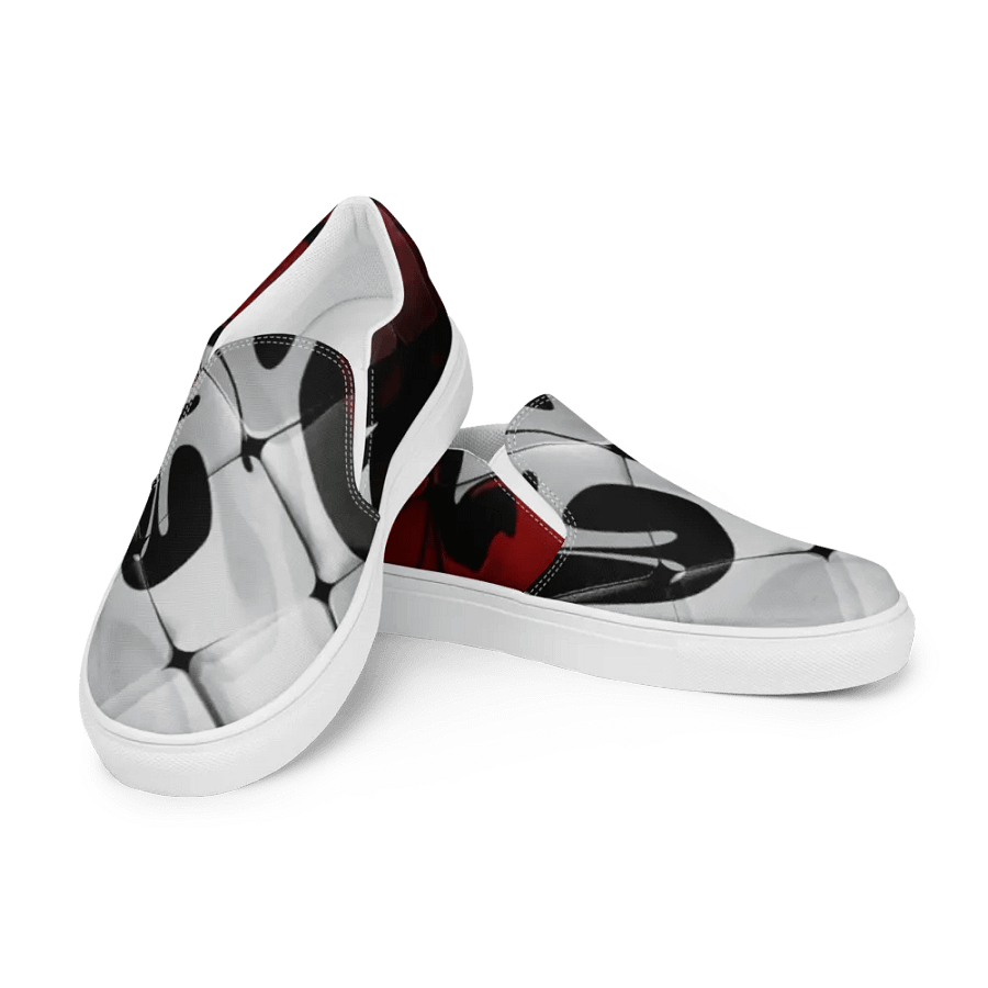 Swirling Monochrome Slip-Ons product image (4)