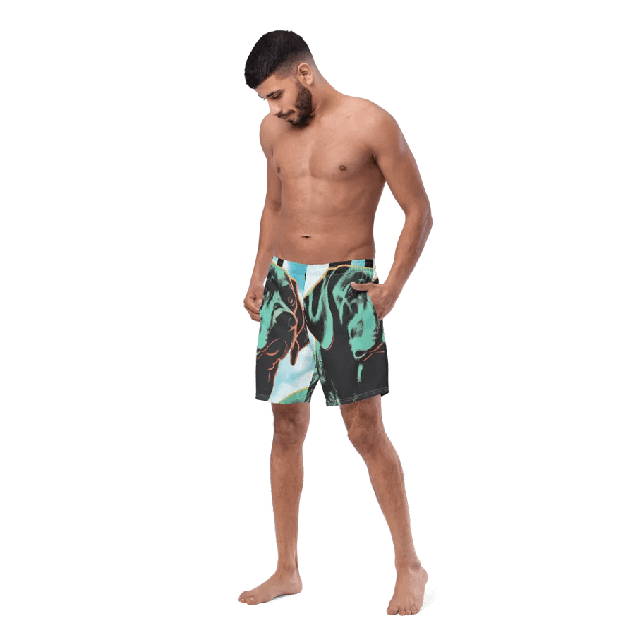 Pop Art Pup Swim Trunks product image (12)