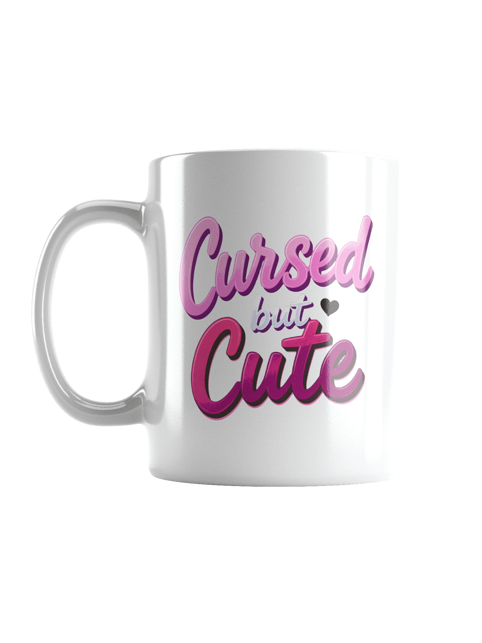 Cursed but Cute - White Mug product image (2)