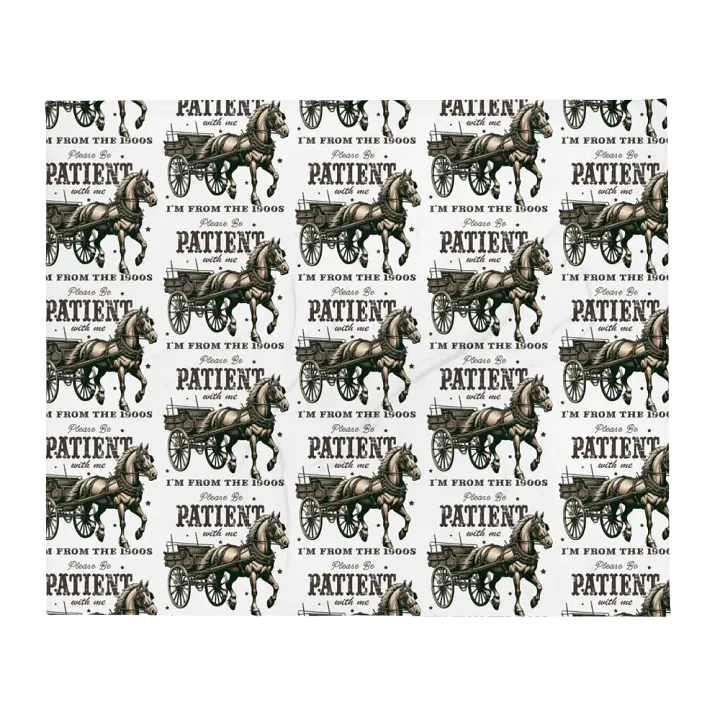 I'm From The 1900's Blanket product image (1)