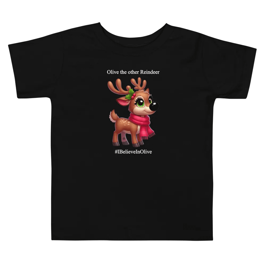 Toddler Official Christmas 'Olive the other Reindeer' Bella+Canvas Toddler T-Shirt product image (2)