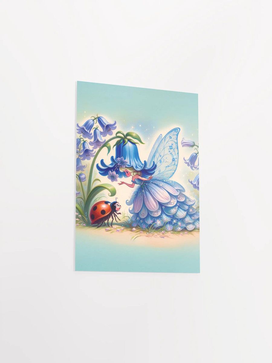 Bluebell Flower Fairy and Ladybug Premium Matte Poster product image (22)