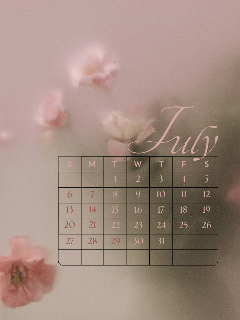 July Calendar Desktop Wallpaper Set product image (5)