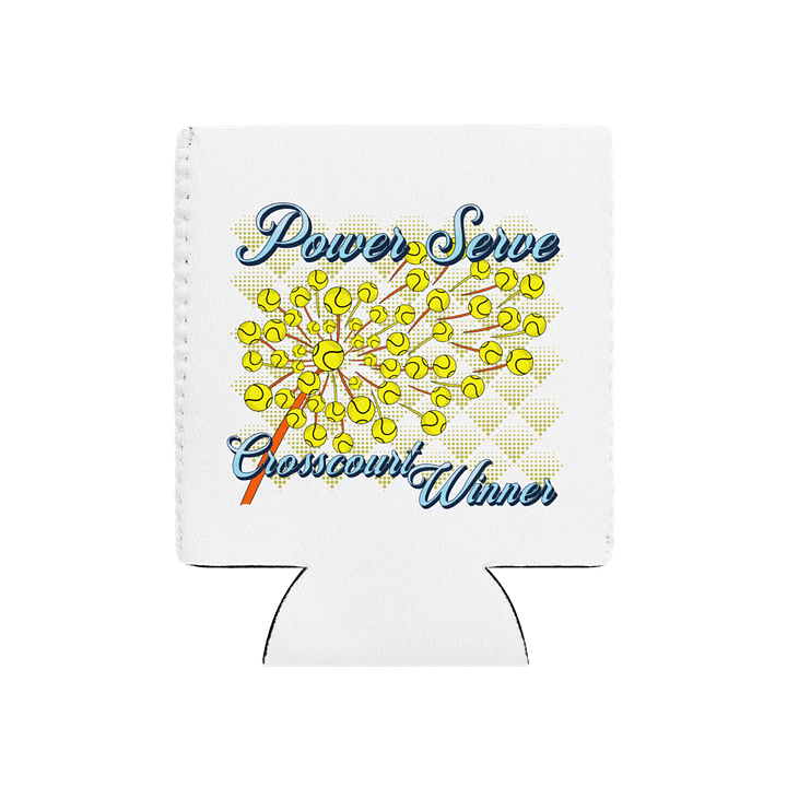 Dandelion Tennis Power Serve Crosscourt Winner Can Cooler product image (2)