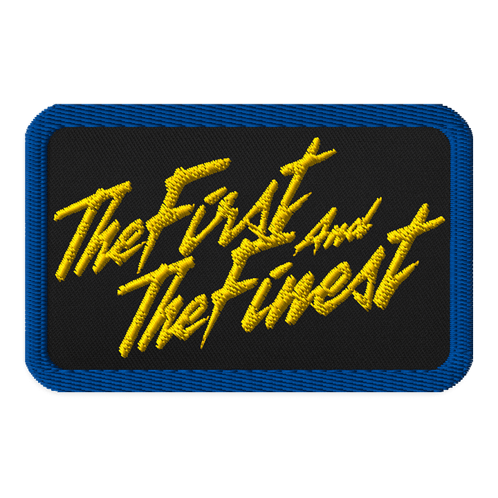 "THE FIRST" Yellow/Blue Patch product image (1)
