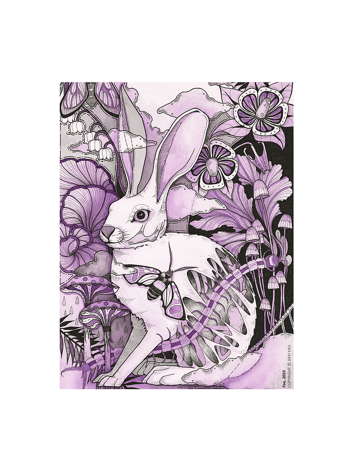 Wild Rabbit - Original Art Print product image (1)