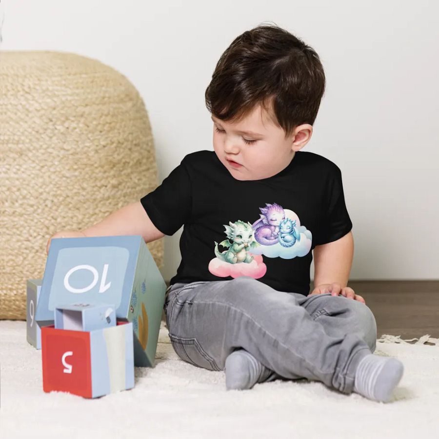 Toddler Shirt (Dragons on clouds) product image (10)