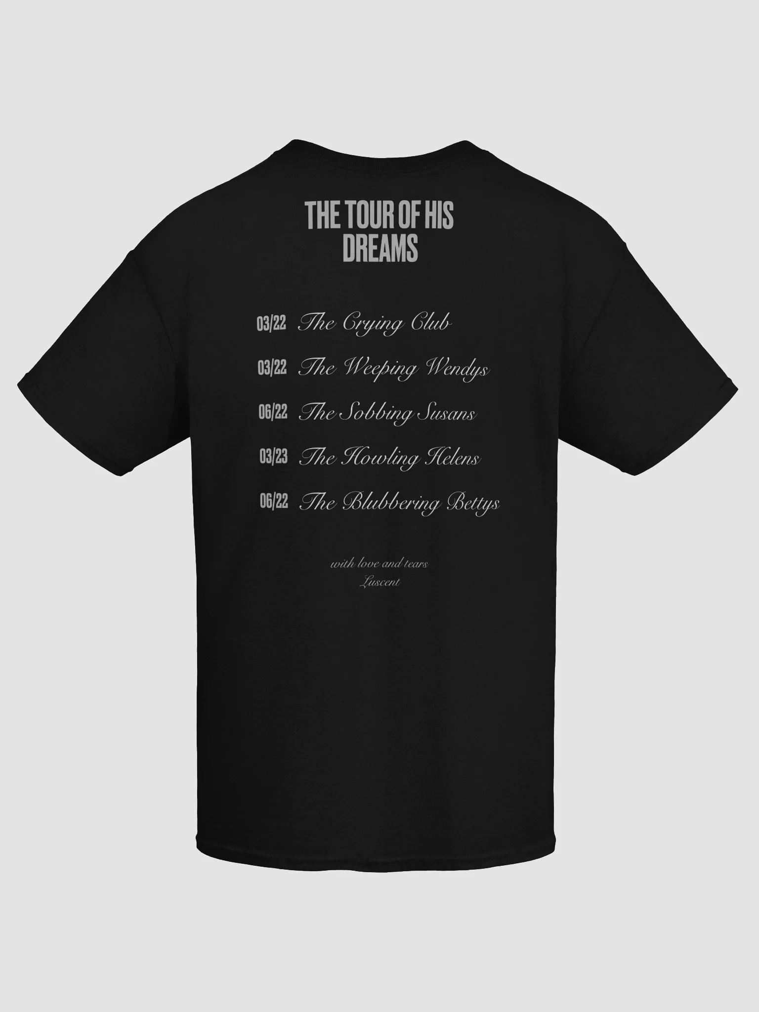 The Crying Club Band T product image (9)