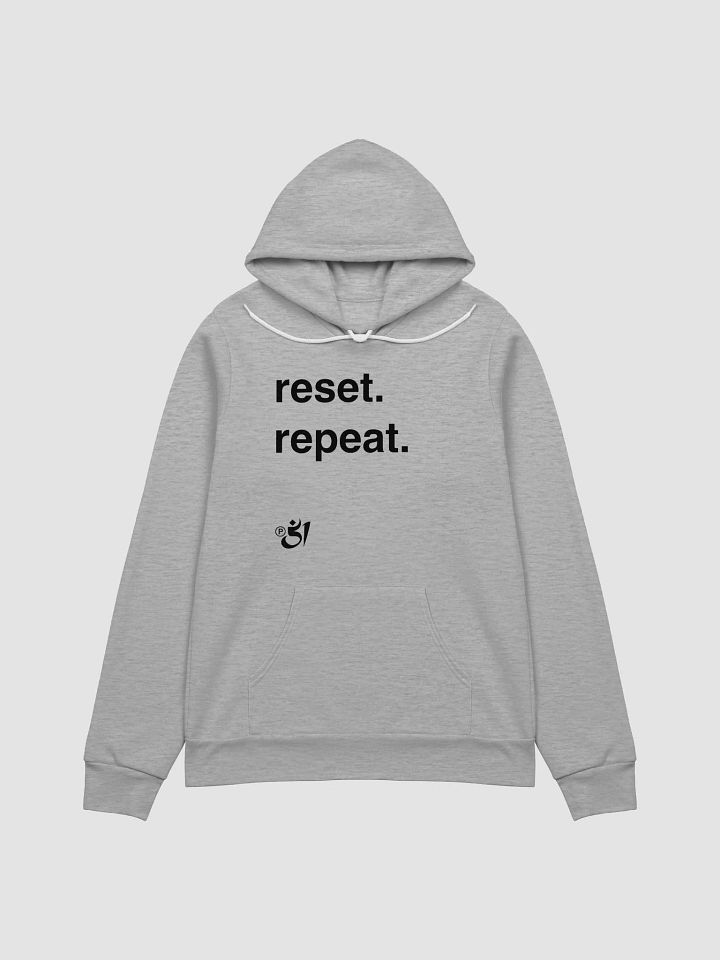reset. repeat. hoodie product image (1)